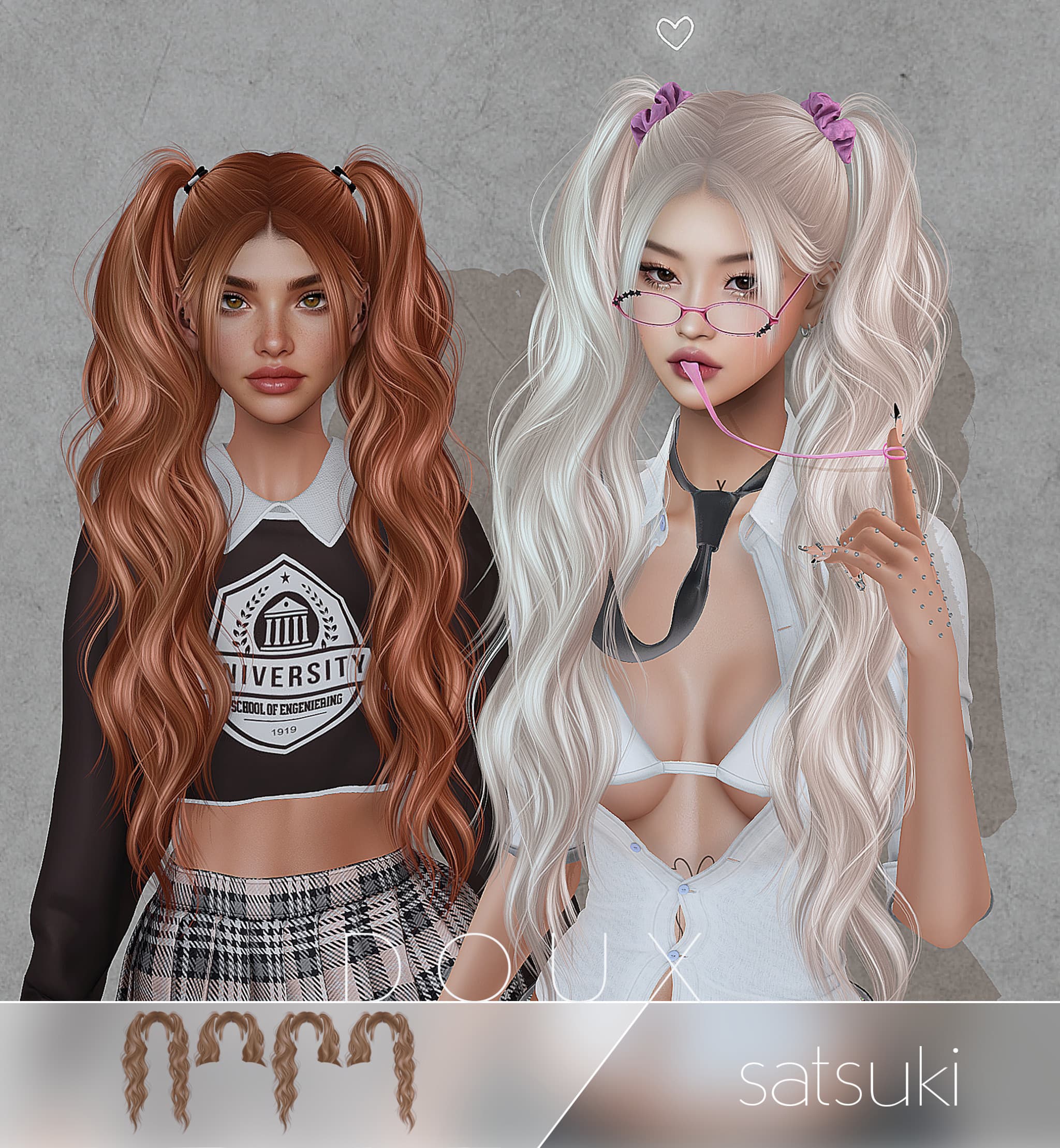 Прическа Satsuki Hairstyle